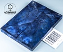 Pappel Griffschalen stabilisiert | 120x45x10| acryholz| Messer | Griffholz 1714
