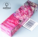Box Elder Maser stabilisiert Griffblock | 140x40x29 | ACRYHOLZ| Messergriff 1723