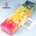 Box Elder Maser stabilisiert Griffblock | 150x38x29 | ACRYHOLZ | Messergriff 1729