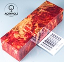 Box Elder Maser stabilisiert Griffblock | 120x40x30 | ACRYHOLZ | Messergriff 1733