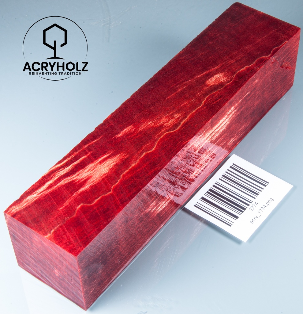 Ahorn stabilisiert Drechselholz | 180x40x40 | ACRYHOLZ | 1774