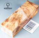 Eschenahorn Maser Griffblock stabilisiert | 135x45x30 | acryholz | 1779