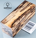Buche gestockt stabilisiert Drechselholz | 120x40x40 | ACRYHOLZ | 1805