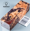 Ahorn Maser Griffblock stabilisiert | 120x40x30 | acryholz | 1807