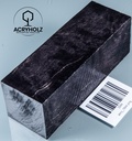 Poplar Burl Stabilized Turning Wood | 120x40x40 | ACRYHOLZ | 1844