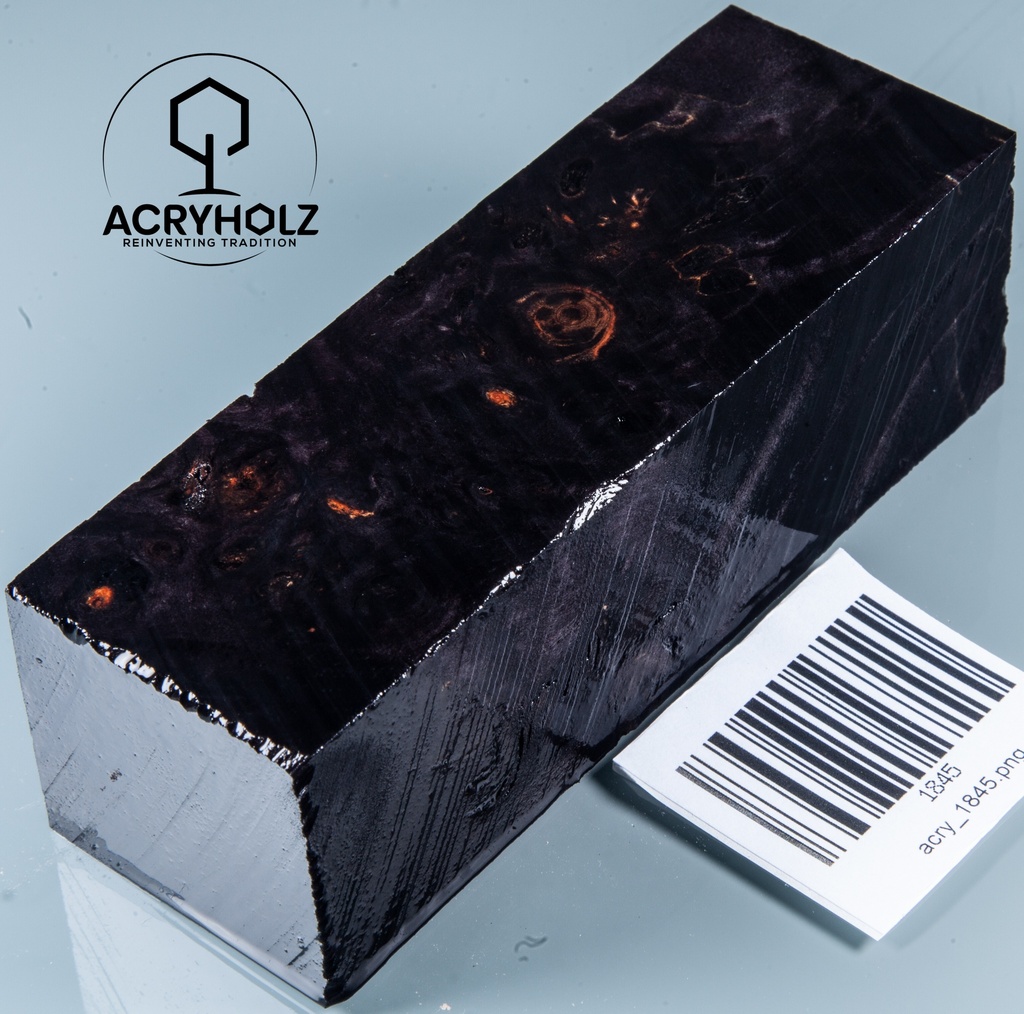 Radica di Pioppo Stabilizzato Legno da Tornio | 120x40x40 | ACRYHOLZ | 1845