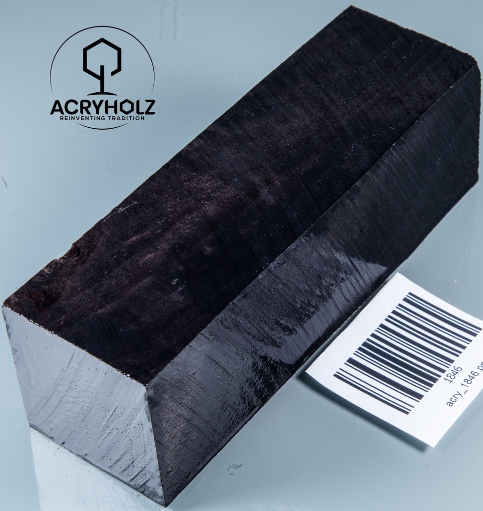 Poplar Burl Stabilized Turning Wood | 135x40x40 | ACRYHOLZ | 1846