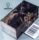 Poplar Burl Stabilized | 102x50x40 | acryholz | Mod Block 1854