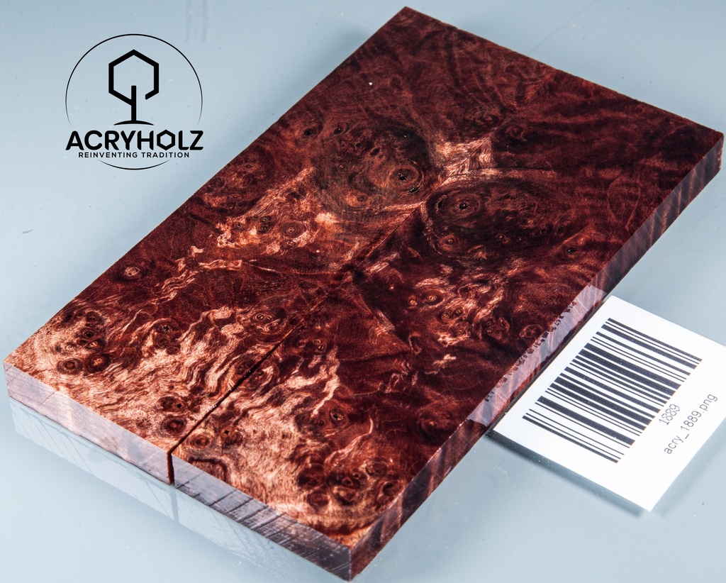 Kastanie Maser stabilisiert | 140x40x10 | acryholz | schalenpaar 1889