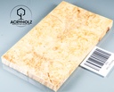 Eschenahorn Maser Griffschalen stabilisiert | 140x40x10| ACRYHOLZ| Messerbau 1912