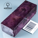 Pappel Maser stabilisiert Griffblock | 120x40x30| ACRYHOLZ | Messergriff 1929