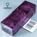 Pappel Maser stabilisiert Griffblock | 120x40x30| ACRYHOLZ | Messergriff 1935