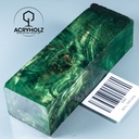 Pappel Maser stabilisiert Griffblock | 120x40x30| ACRYHOLZ | Messergriff 1943