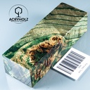 Pappel Maser stabilisiert Griffblock | 120x40x30| ACRYHOLZ | Messergriff 1944