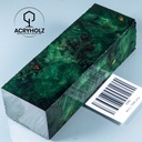 Pappel Maser stabilisiert Griffblock | 120x40x30| ACRYHOLZ | Messergriff 1946