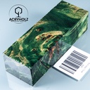 Pappel Maser stabilisiert Griffblock | 120x40x30| ACRYHOLZ | Messergriff 1954