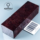 Pappel Maser stabilisiert Griffblock | 120x40x30| ACRYHOLZ | Messergriff 1962