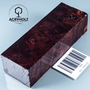 Pappel Maser stabilisiert Griffblock | 120x40x30| ACRYHOLZ | Messergriff 1966