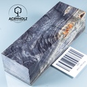 Pappel Maser stabilisiert Griffblock | 120x40x30| ACRYHOLZ | Messergriff 1983