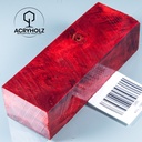 Pappel Maser stabilisiert Griffblock | 120x40x30| ACRYHOLZ | Messergriff 1985