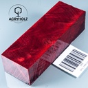 Pappel Maser stabilisiert Griffblock | 120x40x30| ACRYHOLZ | Messergriff 1988