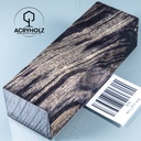 Pappel Maser stabilisiert Griffblock | 120x40x30| ACRYHOLZ | Messergriff 2031