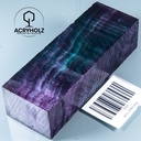 Pappel Maser stabilisiert Griffblock | 120x40x30| ACRYHOLZ | Messergriff 2064