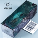 Pappel Maser stabilisiert Griffblock | 120x40x30| ACRYHOLZ | Messergriff 2066