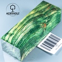 Pappel Maser stabilisiert Griffblock | 120x40x30| ACRYHOLZ | Messergriff 2086
