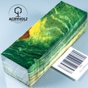 Pappel Maser stabilisiert Griffblock | 120x40x30| ACRYHOLZ | Messergriff 2090