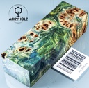 Pappel Maser stabilisiert Griffblock | 120x40x30| ACRYHOLZ | Messergriff 2094 (Kopie)