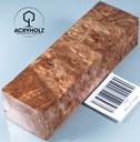 Walnuss Maser Griffblock stabilisiert | 120x40x30 | acryholz | 2113