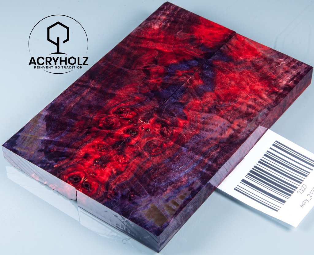 Kastanie Maser stabilisiert | 120x40x10 | acryholz | schalenpaar 2127