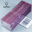 Esche Maser Griffblock stabilisiert | 120x40x30 | acryholz | 2152