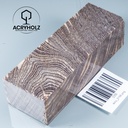 Esche Maser Griffblock stabilisiert | 120x40x30 | acryholz | 2158