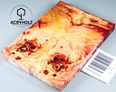 Pappel Griffschalen stabilisiert | 130x45x10| ACRYHOLZ | Messer | Griffholz 2190
