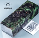 Stabilized Chestnut Burl Handle Block | 120x40x30 | ACRYHOLZ | Knife Handle | 2231