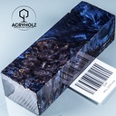 Stabilized Chestnut Burl Handle Block | 120x40x30 | ACRYHOLZ | Knife Handle | 2244