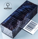 Blocco per manico in radica di castagno stabilizzata | 120x40x30 | ACRYHOLZ | Manico per coltello | 2246