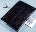 Mooreiche Griffschalen stabilisiert | 130x40x10 | acryholz | Messergriff | 2343