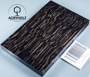 Mooreiche Griffschalen stabilisiert | 130x40x10 | acryholz | Messergriff | 2345