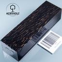 Mooreiche Griffblock stabilisiert | 130x40x28 | acryholz | Messergriff | 2346