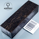 Mooreiche Griffblock stabilisiert | 130x40x28 | acryholz | Messergriff | 2353