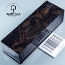 Mooreiche Griffblock stabilisiert | 120x40x28 | acryholz | Messergriff | 2355