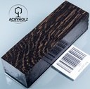 Mooreiche Griffblock stabilisiert | 120x40x28 | acryholz | Messergriff | 2357
