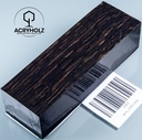 Mooreiche Griffblock stabilisiert | 120x40x28 | acryholz | Messergriff | 2363