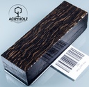 Mooreiche Griffblock stabilisiert | 120x40x28 | acryholz | Messergriff | 2367