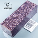 Platane Griffblock stabilisiert | 130x45x30 | acryholz | Messergriff | 2375