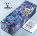 Pappel Maser stabilisiert Griffblock | 120x40x30| ACRYHOLZ | Messergriff 2401