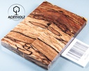 Buche gestockt stabilisiert Griffschalen | 120x40x10 | Messergriff 2405